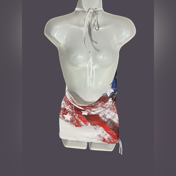 Patriotic American Flag Two-Piece Tankini Swimwear – Women’s 2X | NWOT - Picture 3 of 6
